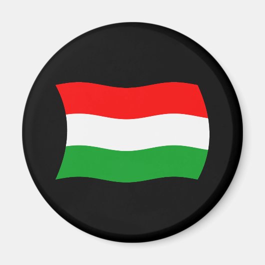 Hongarije Vlag Magneet (Voorkant)