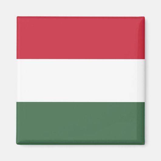 Hongarije Vlag Magneet (Voorkant)
