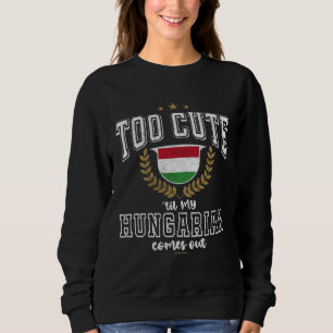 Hongarije Vlag Mannen & Vrouwen Schattig Tot Honga Trui