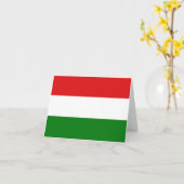 Hongarije Vlag Notitiekaart (Gele Bloem)