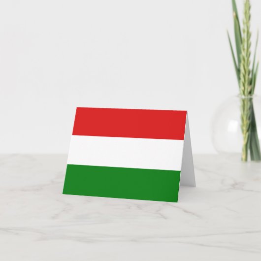 Hongarije Vlag Notitiekaart (Voorkant)
