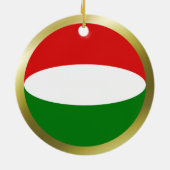 Hongarije Vlag Ornament (Achterkant)