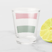 Hongarije Vlag Shot Glas (Achterkant)
