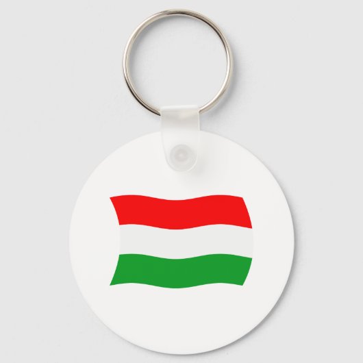Hongarije Vlag Sleutelhanger (Voorkant)
