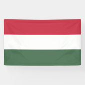 Hongarije vlag spandoek (Horizontaal)