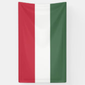 Hongarije vlag spandoek (Verticaal)