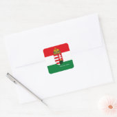 Hongarije vlag sticker (Envelop)