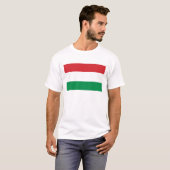 Hongarije vlag T-shirt (Voorkant volledig)