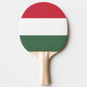 Hongarije Vlag Tafeltennisbatje