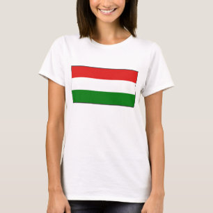 Hongarije vlag x kaart T-Shirt