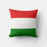 Hongarije vlag x vlag Pillow