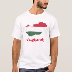 Hongarije - Vlaggenkaart Magyarok T-Shirt