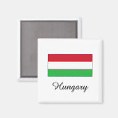 Hongarije Vlaggenontwerp Magneet (Voorkant / Achterkant)