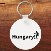 Hongarije voetbal sleutelhanger (Voorkant)