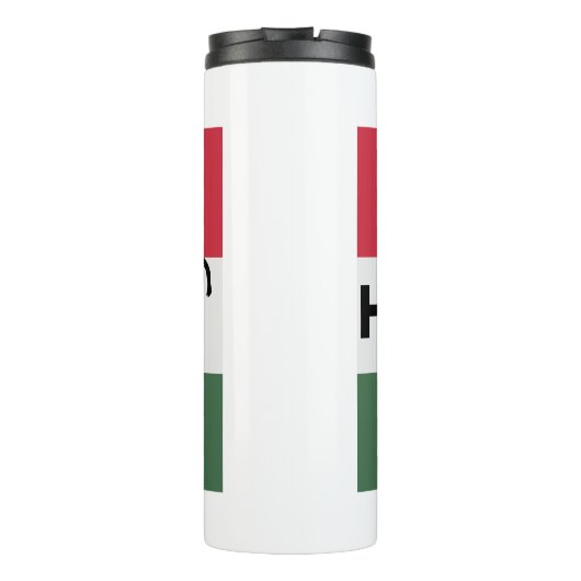 Hongarije voetbal thermosbeker (Achterkant)