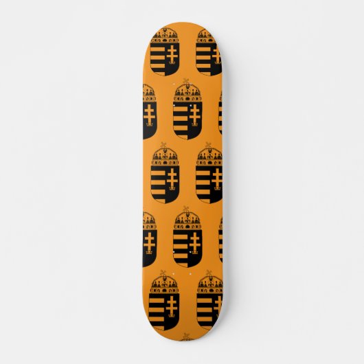 Hongarije Wapen Persoonlijk Skateboard (Voorkant)