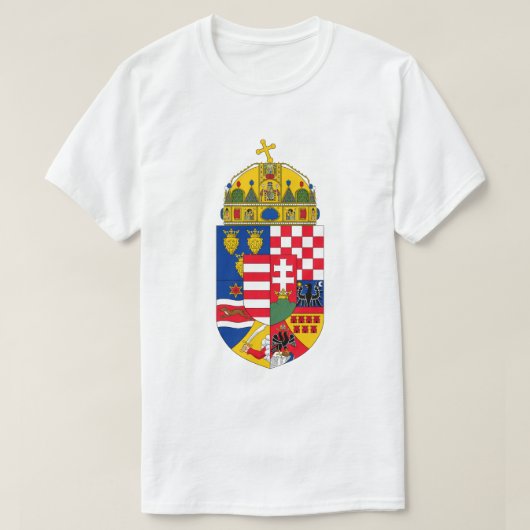 Hongarije Wapen T-shirt (Design voorkant)