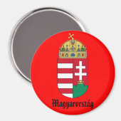 Hongarije* Wapenmagneet Magneet (Voorkant / Achterkant)