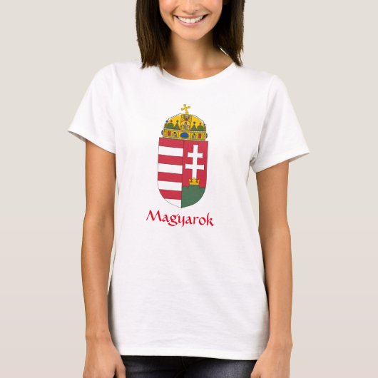 Hongarije Wapenmunt Magyarok T-Shirt (Voorkant)