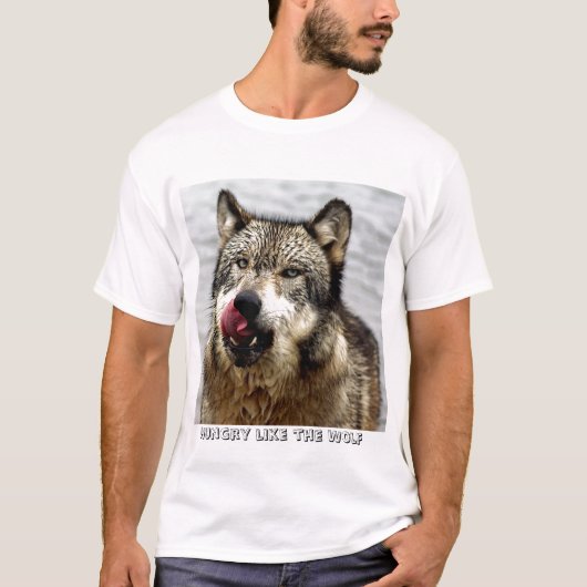 Honger als de Wolf T-shirt (Voorkant)
