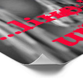 Honger als een wolf poster (Hoek)