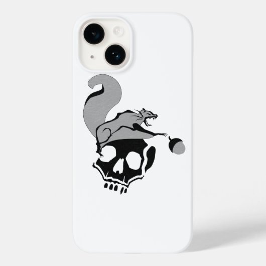 Honger Grijze doodskerrel Case-Mate iPhone Case (Achterkant)