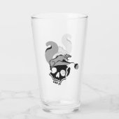 Honger Grijze doodskerrel Glas (Achterkant)