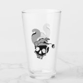 Honger Grijze doodskerrel Glas (Voorkant)