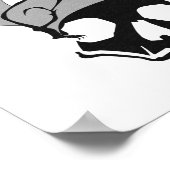 Honger Grijze doodskerrel Poster (Hoek)