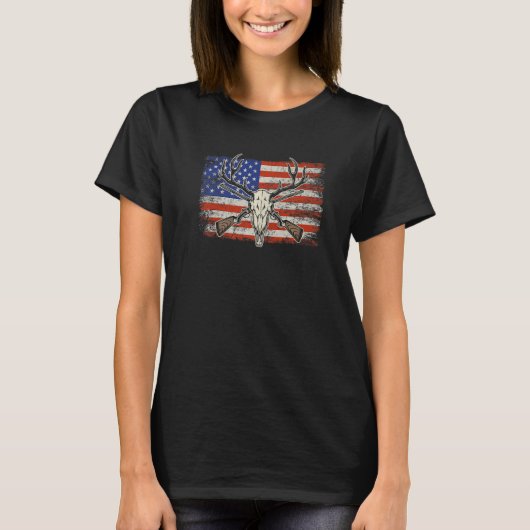 Honger Hunter American Flag  T-shirt (Voorkant)