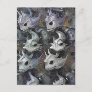 Honger Loert In De Stille Wateren Van Vrije Tijd Briefkaart