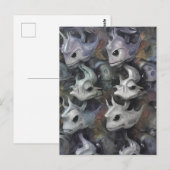 Honger Loert In De Stille Wateren Van Vrije Tijd Briefkaart (Voorkant / Achterkant)