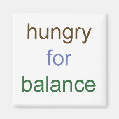 Honger naar Balance Magnet (Voorkant)