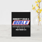 Honger naar een gezegende bijbel zijn zij die hong kaart (Gele Bloem)