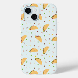 Honger naar taco's patroon iPhone 15 case