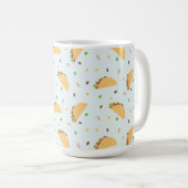 Honger naar taco's patroon koffiemok (Voorkant rechts)