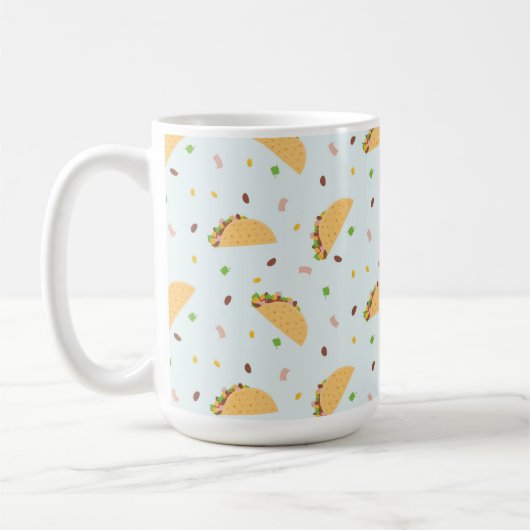 Honger naar taco's patroon koffiemok (Links)