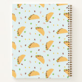 Honger naar taco's patroon notitieboek (Achterkant)