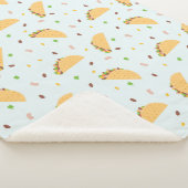 Honger naar taco's patroon sherpa deken (3/4)