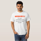 HONGER? T-SHIRT (Voorkant volledig)