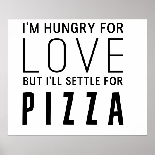 Honger voor liefde poster (Voorkant)