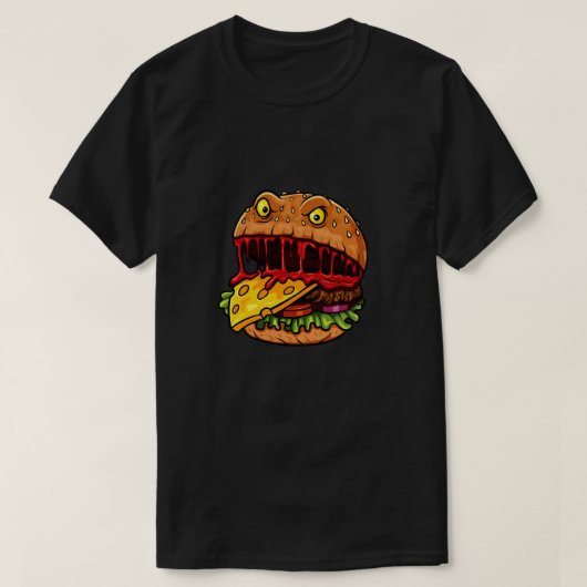 hongerburger t-shirt (Design voorkant)