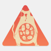 Hongerende kat heeft honger sticker (Voorkant)