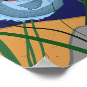 Hongerhaai en lachen Poster (Hoek)