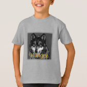 Hongerig - Basic T-shirt voor kinderen (Voorkant)