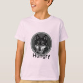 Hongerig - Basic T-shirt voor kinderen (Voorkant)
