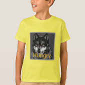 Hongerig - Basic T-shirt voor kinderen (Voorkant)
