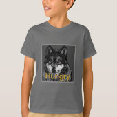 Hongerig - Basic T-shirt voor kinderen (Voorkant)