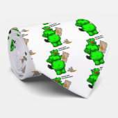 hongerig hippo stropdas (Opgerold)