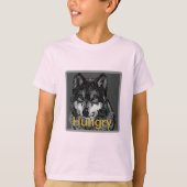 Hongerig - Kids Basic T-Shirt (Voorkant)